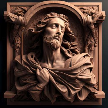 3D model jesus christ (STL)